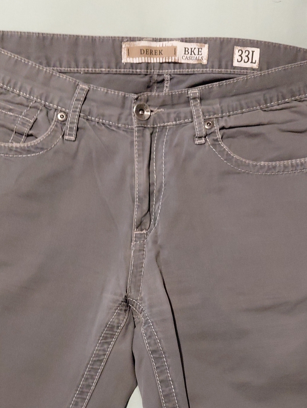 BKE Men's Gray Slim Jeans Derek